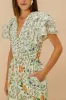 Off-White Folk Floral Lace Midi Dress sold by FARM Rio