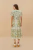 Off-White Folk Floral Lace Midi Dress sold by FARM Rio