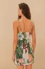 Midnight Macaw Fiesta Off-White Sleeveless Flower Mini Dress sold by FARM Rio