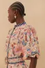 Cream Superbloom Tapestry Puff Sleeve Mini Dress sold by FARM Rio