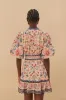 Cream Superbloom Tapestry Puff Sleeve Mini Dress sold by FARM Rio