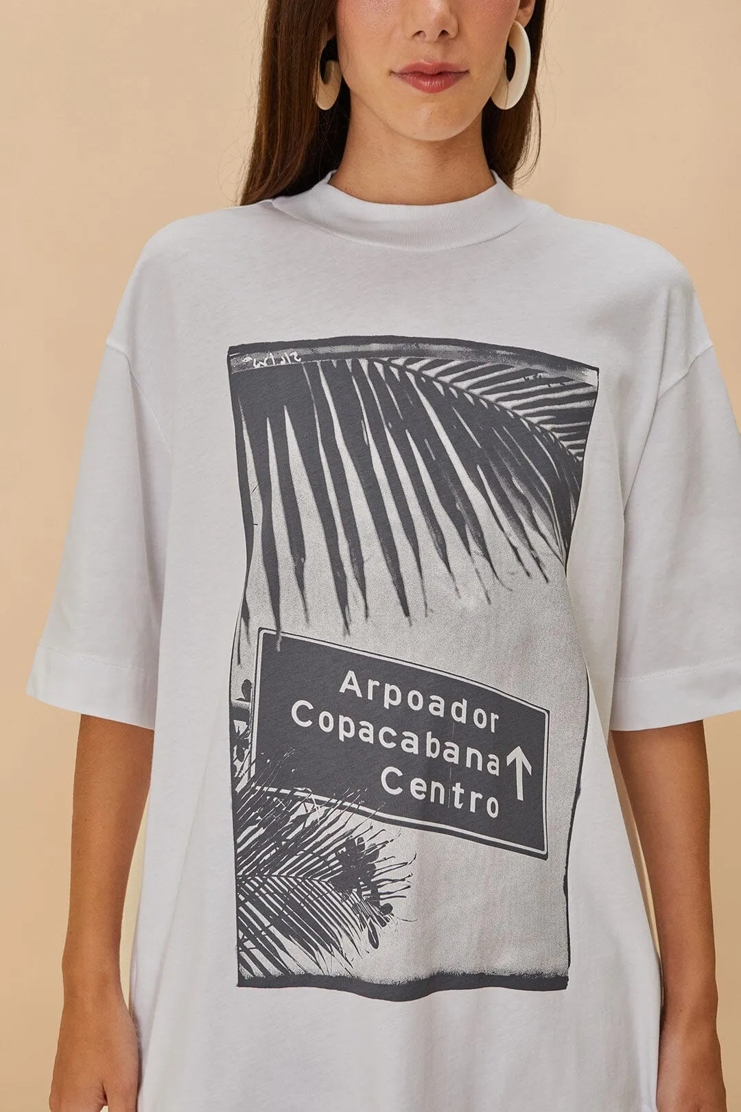 Carioca Postcard T-Shirt sold by FARM Rio product image thumbnail 3