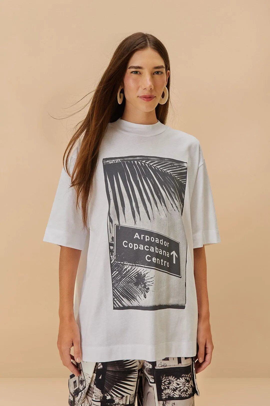Carioca Postcard T-Shirt sold by FARM Rio