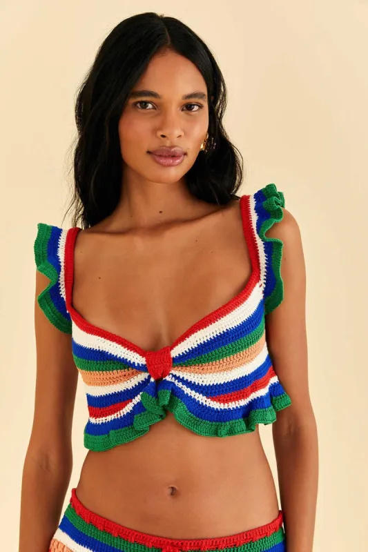 Pitta Crochet Top sold by FARM Rio