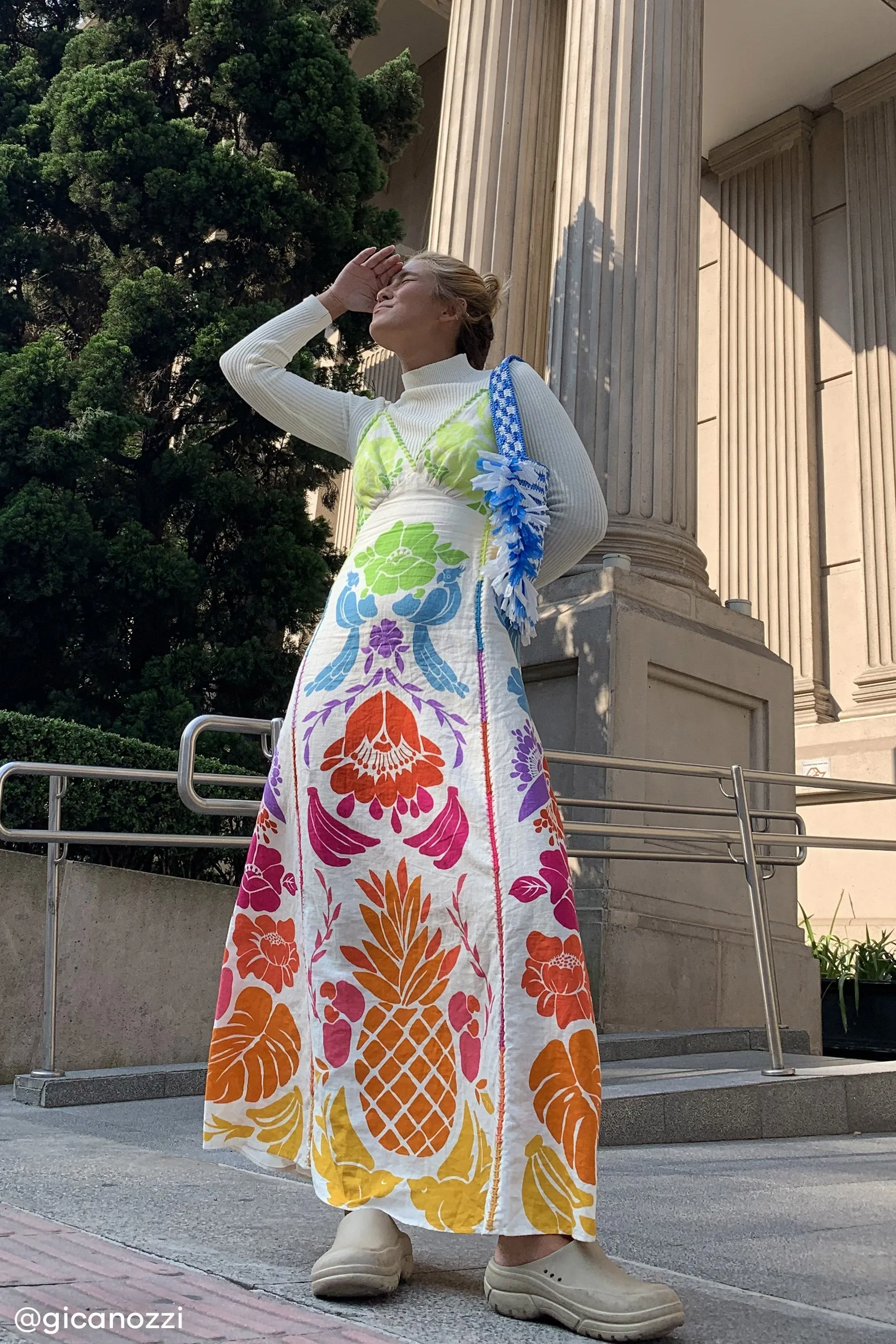 Tropical Graphic Maxi Dress sold by FARM Rio product image thumbnail 3