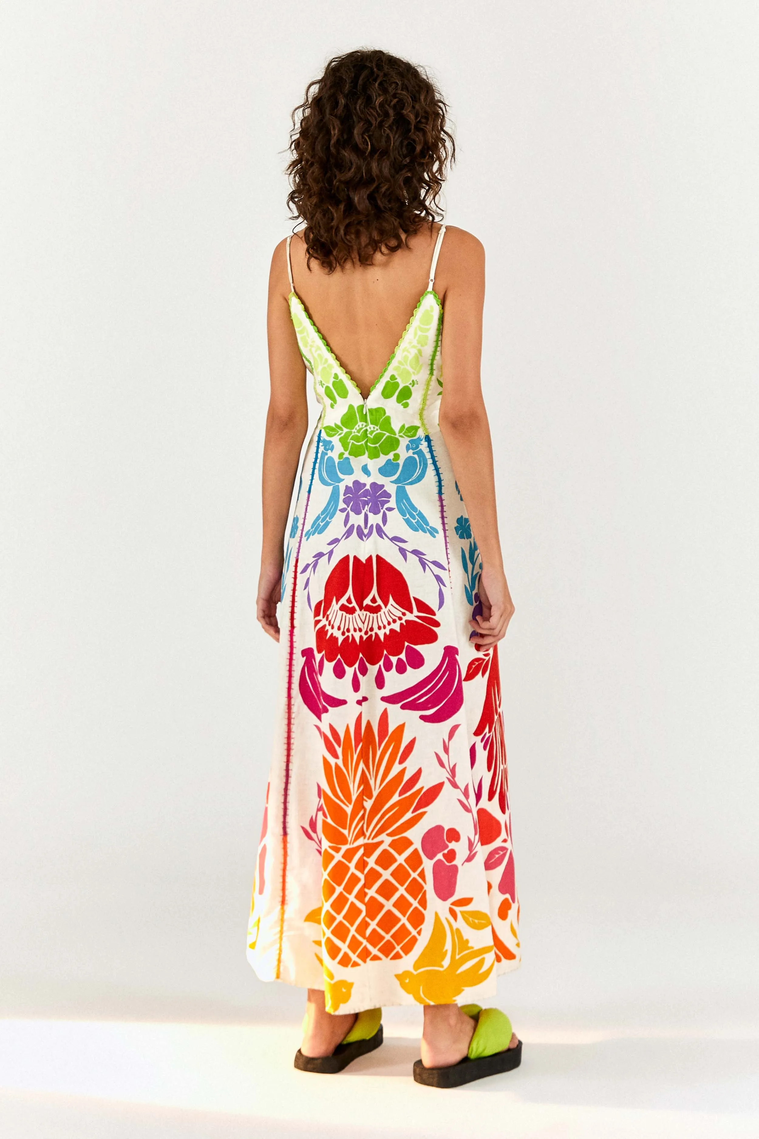 Tropical Graphic Maxi Dress sold by FARM Rio product image thumbnail 2