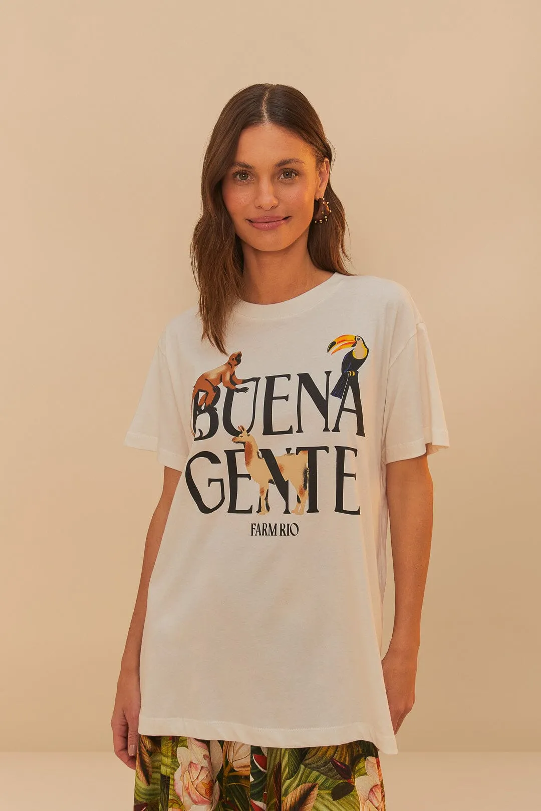 Off-White Buena Gente Relaxed T-Shirt sold by FARM Rio
