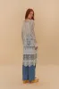 Off-White Nautical Guipure Long Sleeve Midi Dress sold by FARM Rio