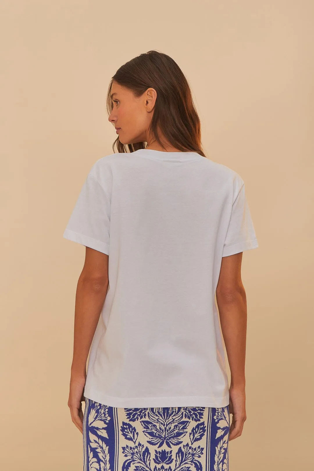 Off-White Girls Rio Ipanema T-Shirt sold by FARM Rio product image thumbnail 4