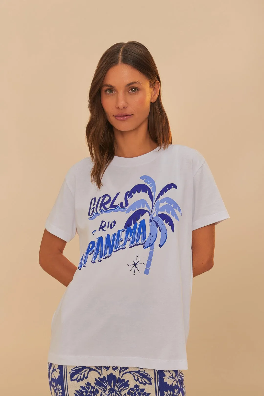 Off-White Girls Rio Ipanema T-Shirt sold by FARM Rio