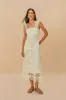 Off-White Nautical Guipure Maxi Dress sold by FARM Rio