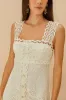 Off-White Nautical Guipure Maxi Dress sold by FARM Rio