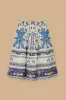 Off-White Ana Tapestry Organic Cotton Midi Skirt sold by FARM Rio