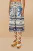 Off-White Ana Tapestry Organic Cotton Midi Skirt sold by FARM Rio