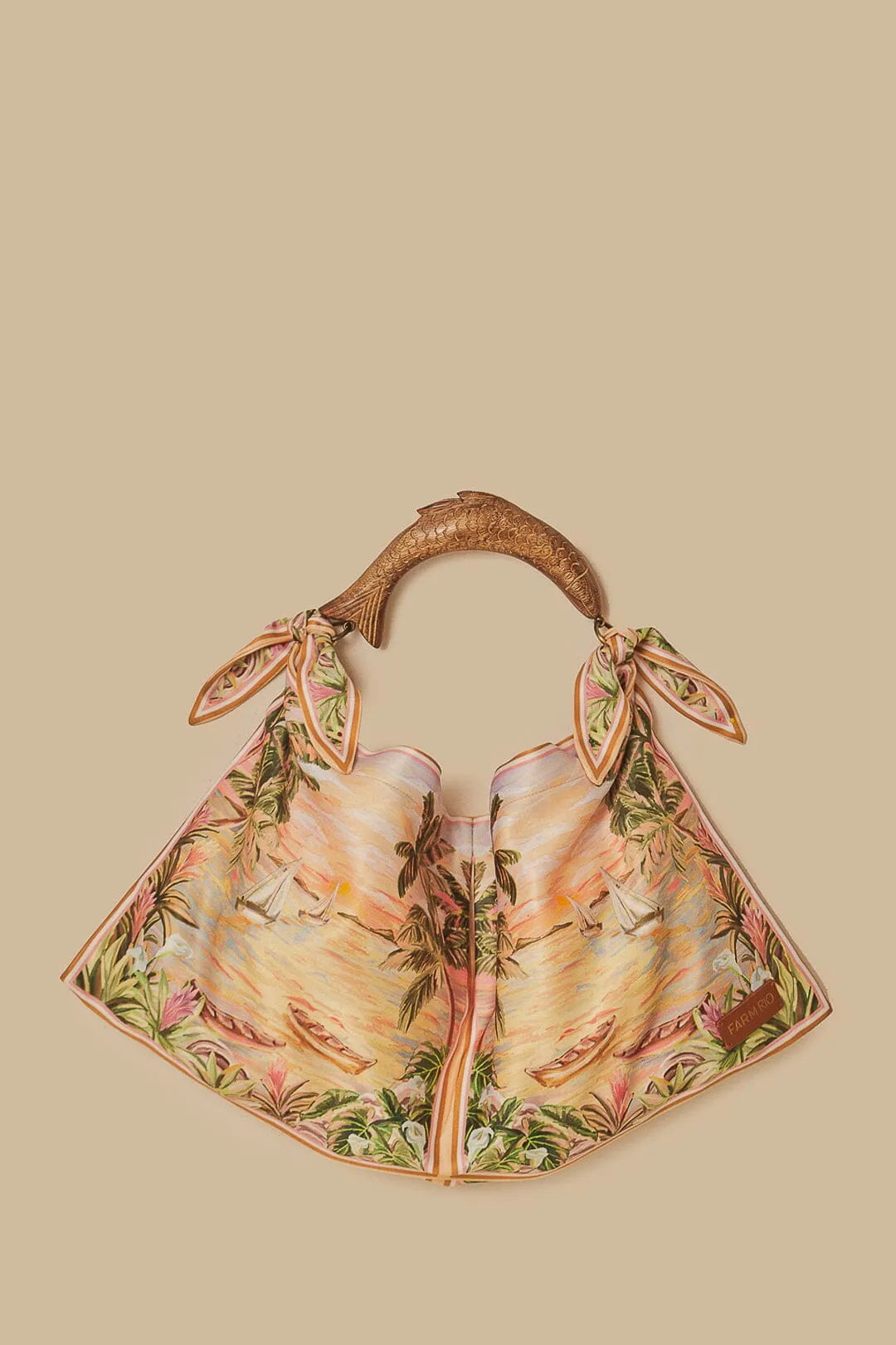 Multicolor Maritime Portrait Scarf Mini Bag sold by FARM Rio