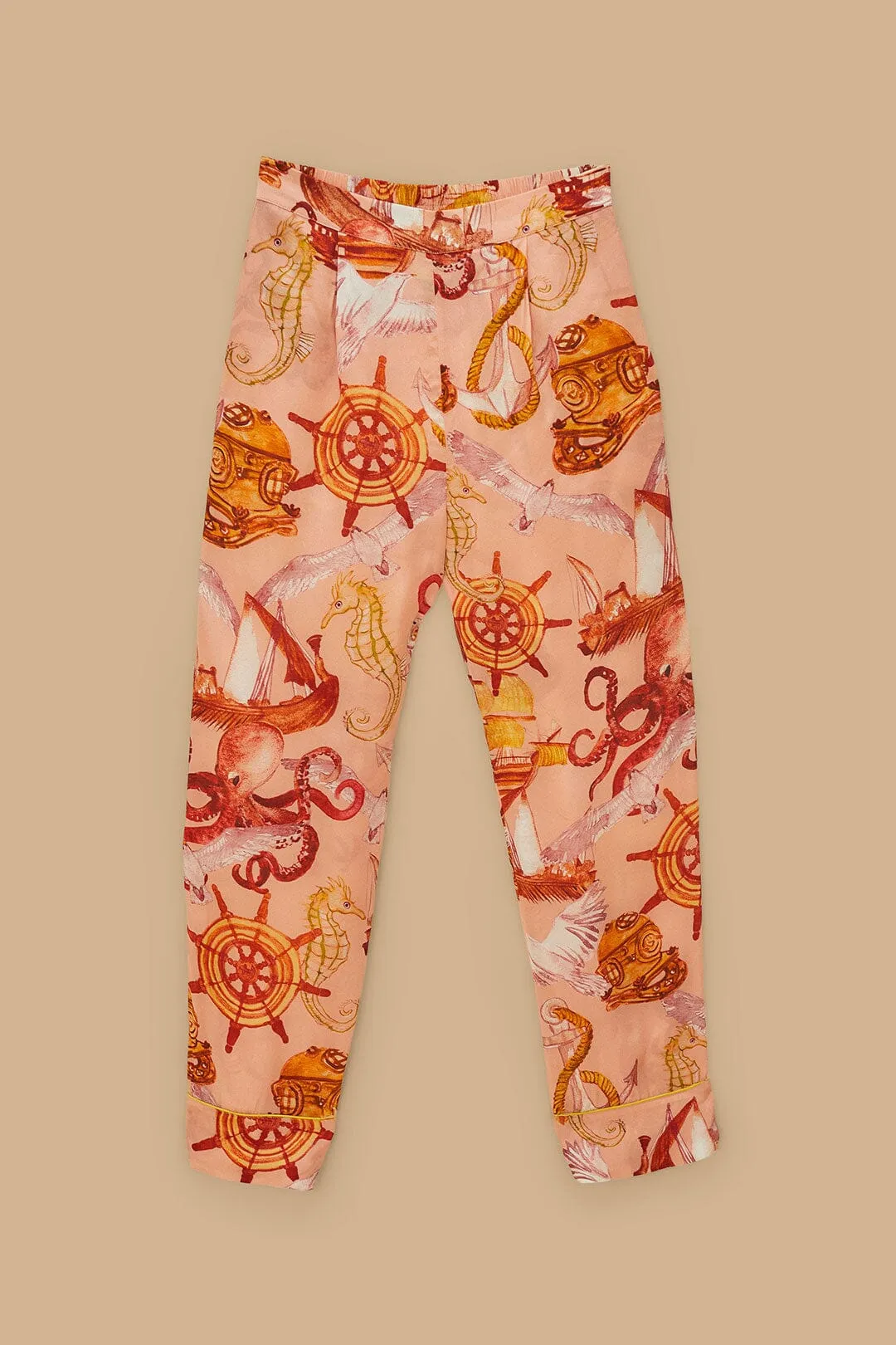 Pink Nautical Wonder Pajama Pants sold by FARM Rio product image thumbnail 5
