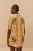 Multicolor Banana Royalty Kaleidoscope Shirt sold by FARM Rio