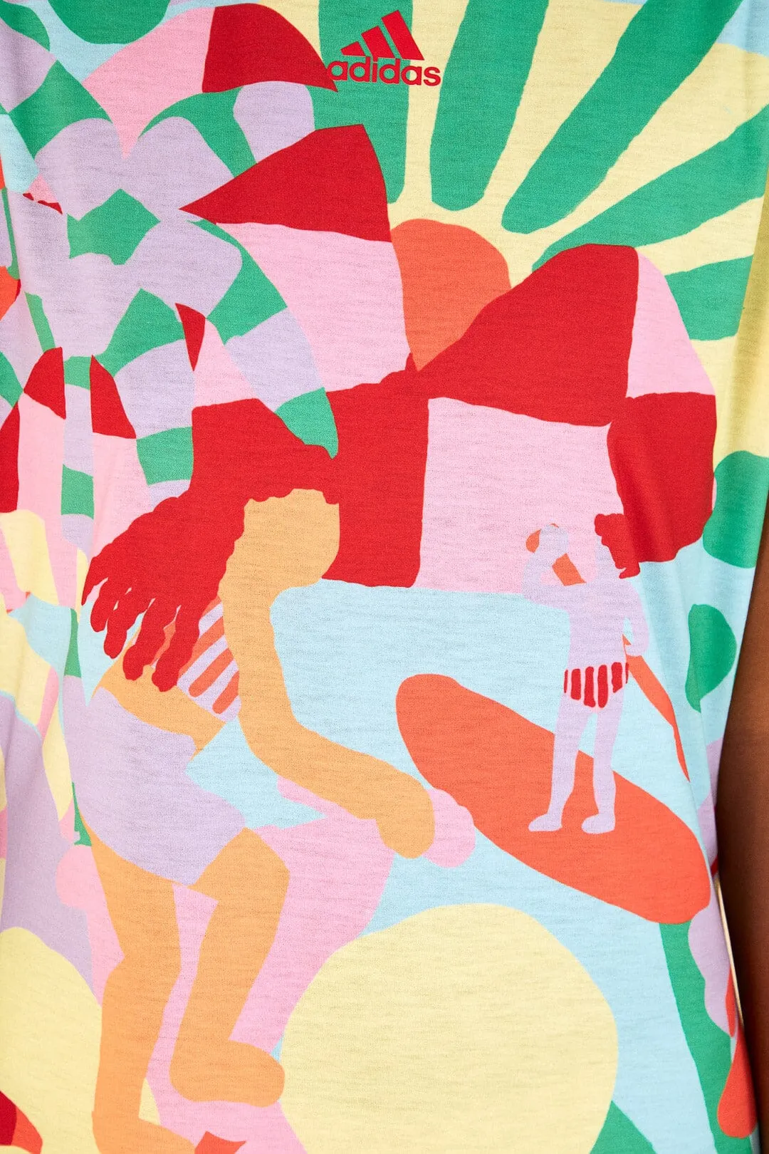 green emerald velvet dress Adidas Farm Solar Kaleidoscope Pink Dress
