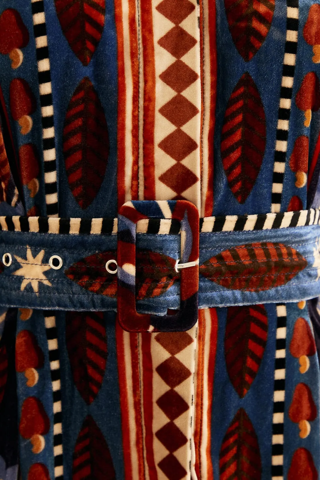 Blue Nature Beauty Scarf Mini Dress sold by FARM Rio product image thumbnail 5