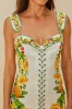 Off-White Picnic Flowers LENZING™ ECOVERO™ Euroflax™ Mini Dress sold by FARM Rio