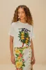 Off-White Rio Macaw Organic Cotton T-Shirt sold by FARM Rio