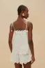 Off-White Flowers Richelieu Euroflax™ Premium Linen Blouse sold by FARM Rio