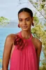 Pink Flower Halter Neck Maxi Dress sold by FARM Rio