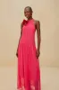 Pink Flower Halter Neck Maxi Dress sold by FARM Rio