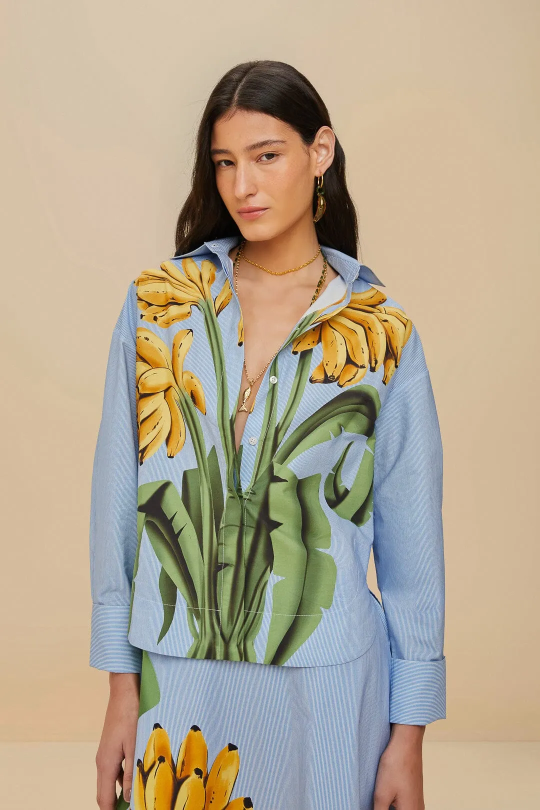 Blue Banana Cocina Striped Shirt sold by FARM Rio product image thumbnail 2