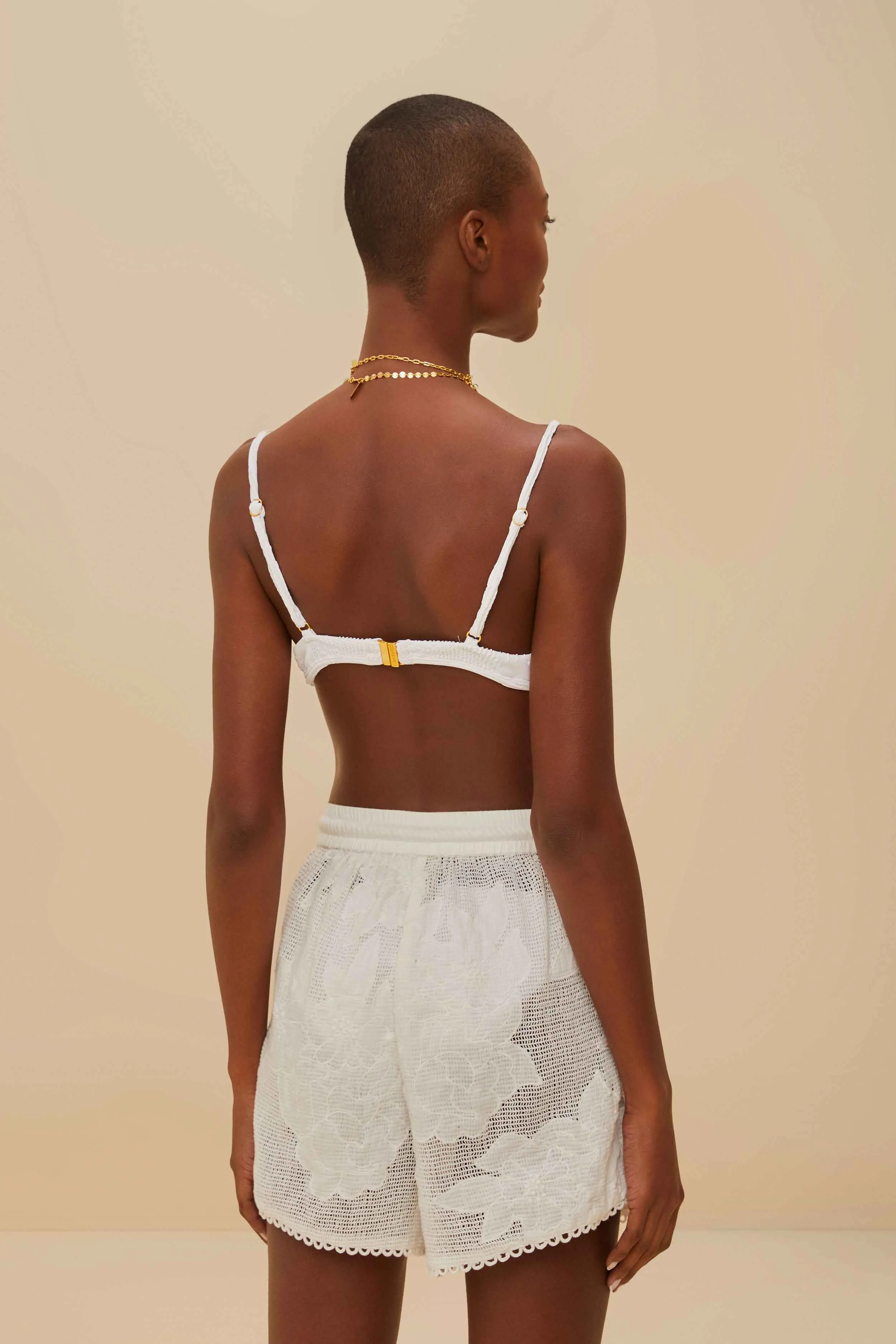 White Flower Shorts sold by FARM Rio product image thumbnail 3