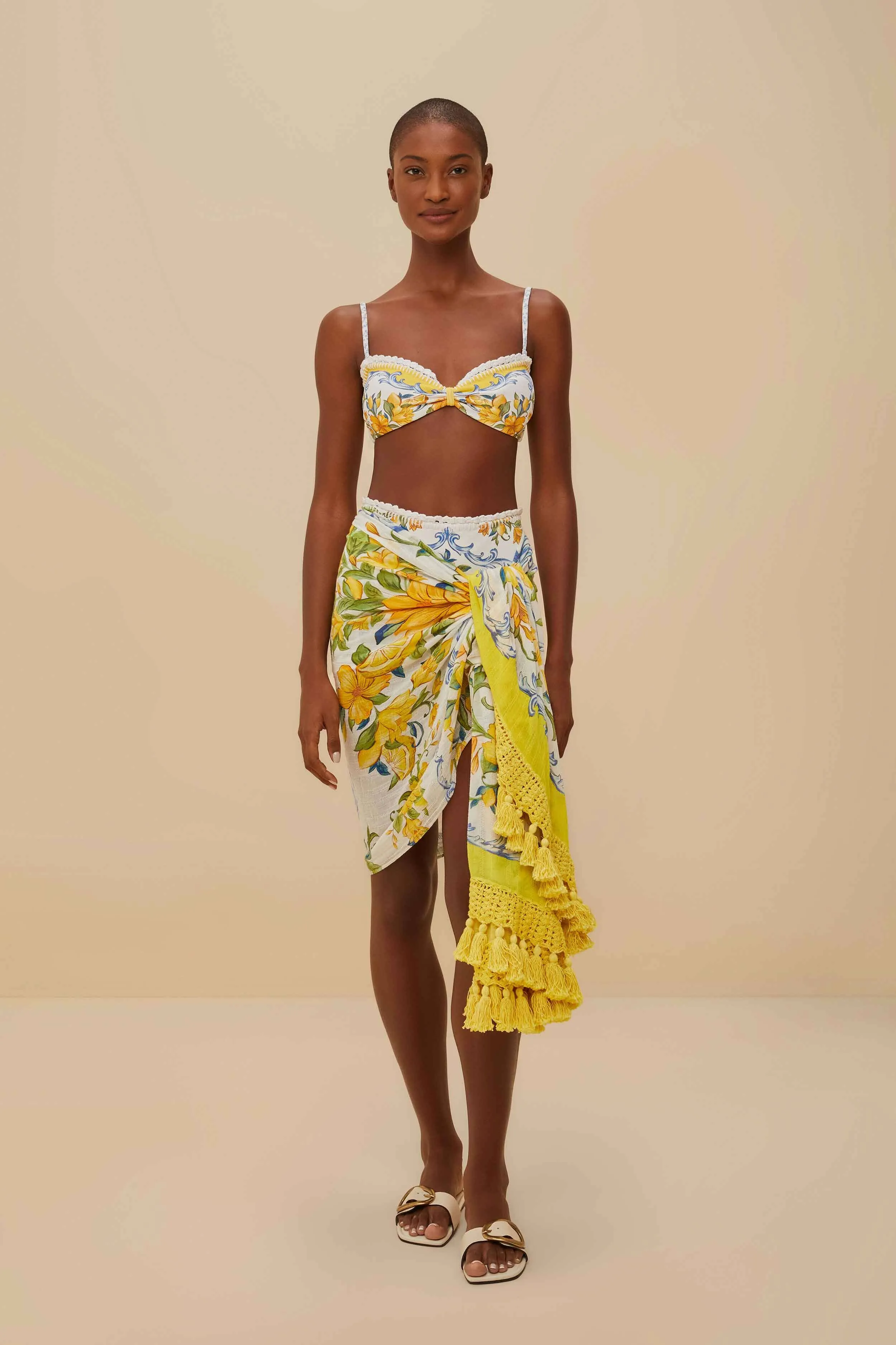 Off-White Sicily Sarong sold by FARM Rio