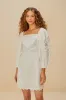 Off-White Embroidered Euroflax™ Premium Linen Mini Dress sold by FARM Rio
