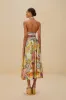 Multicolor Aracati Organic Cotton Midi Skirt sold by FARM Rio