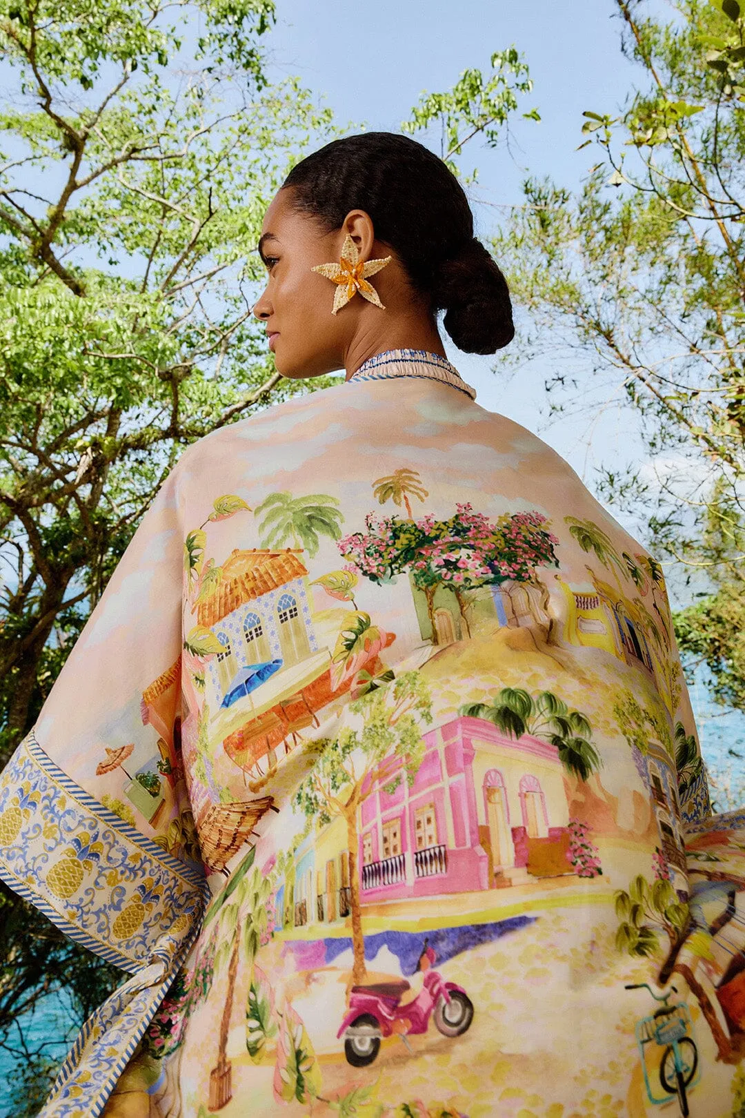 Multicolor Aracati Organic Cotton Kimono sold by FARM Rio product image thumbnail 5