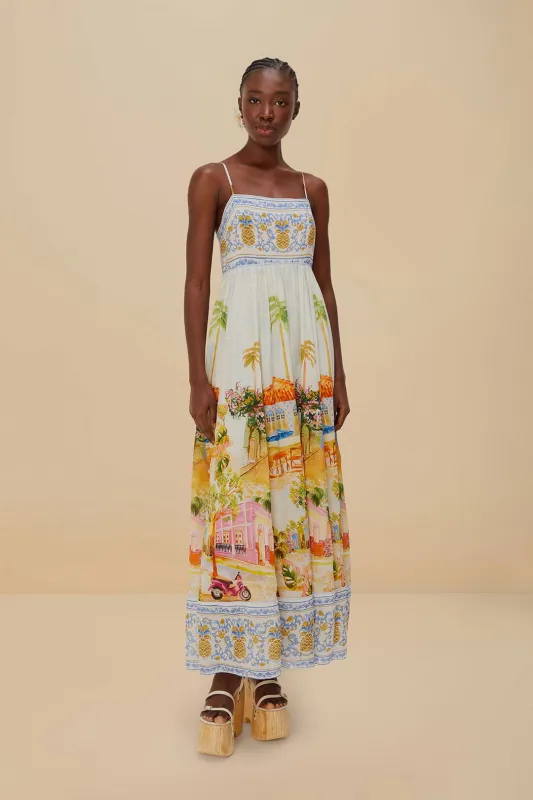 Multicolor Aracati Maxi Dress sold by FARM Rio