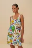 Off-White Fresh Table Euroflax™ Premium Linen Mini Dress sold by FARM Rio