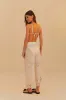 WHITE COCONUT RICHILIEU PANTS sold by FARM Rio