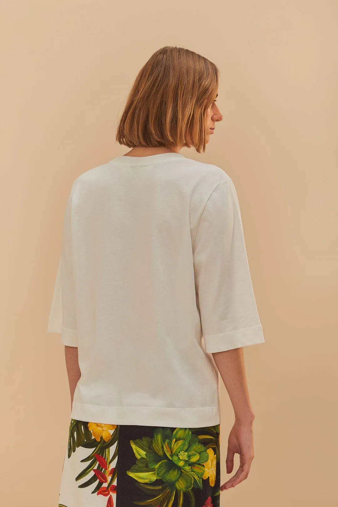 Off-White Nature Lovers Toucans T-Shirt sold by FARM Rio product image thumbnail 4