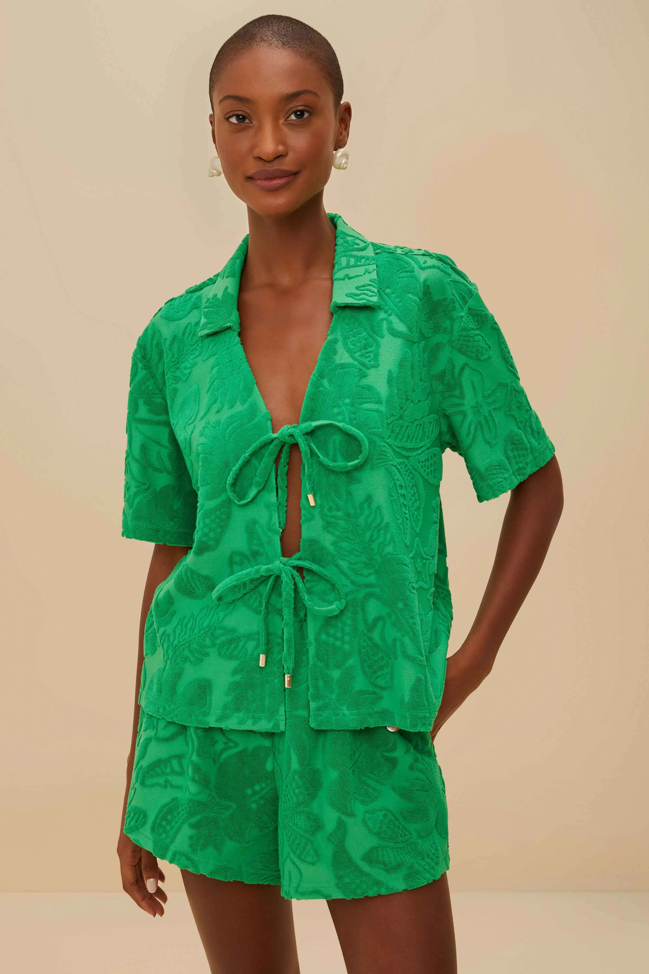 Green River Nature Towel Shorts sold by FARM Rio product image thumbnail 3