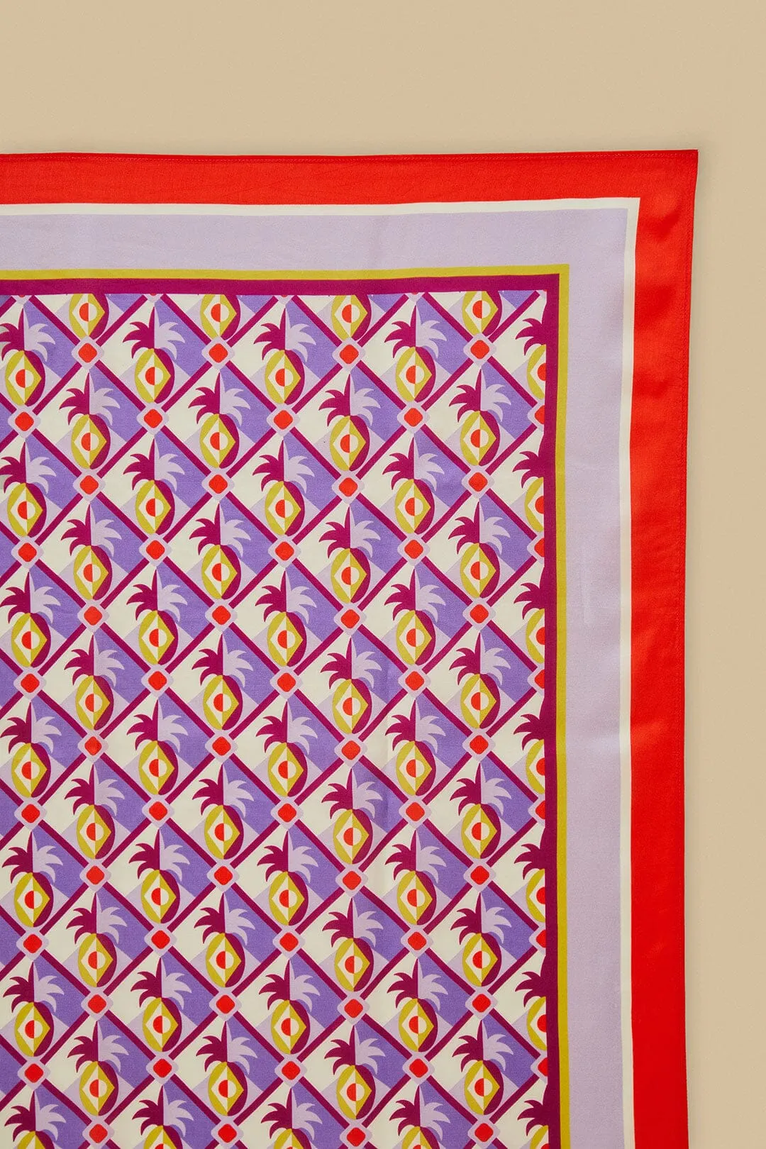 Multicolor Graphic Pineapple Scarf sold by FARM Rio product image thumbnail 3