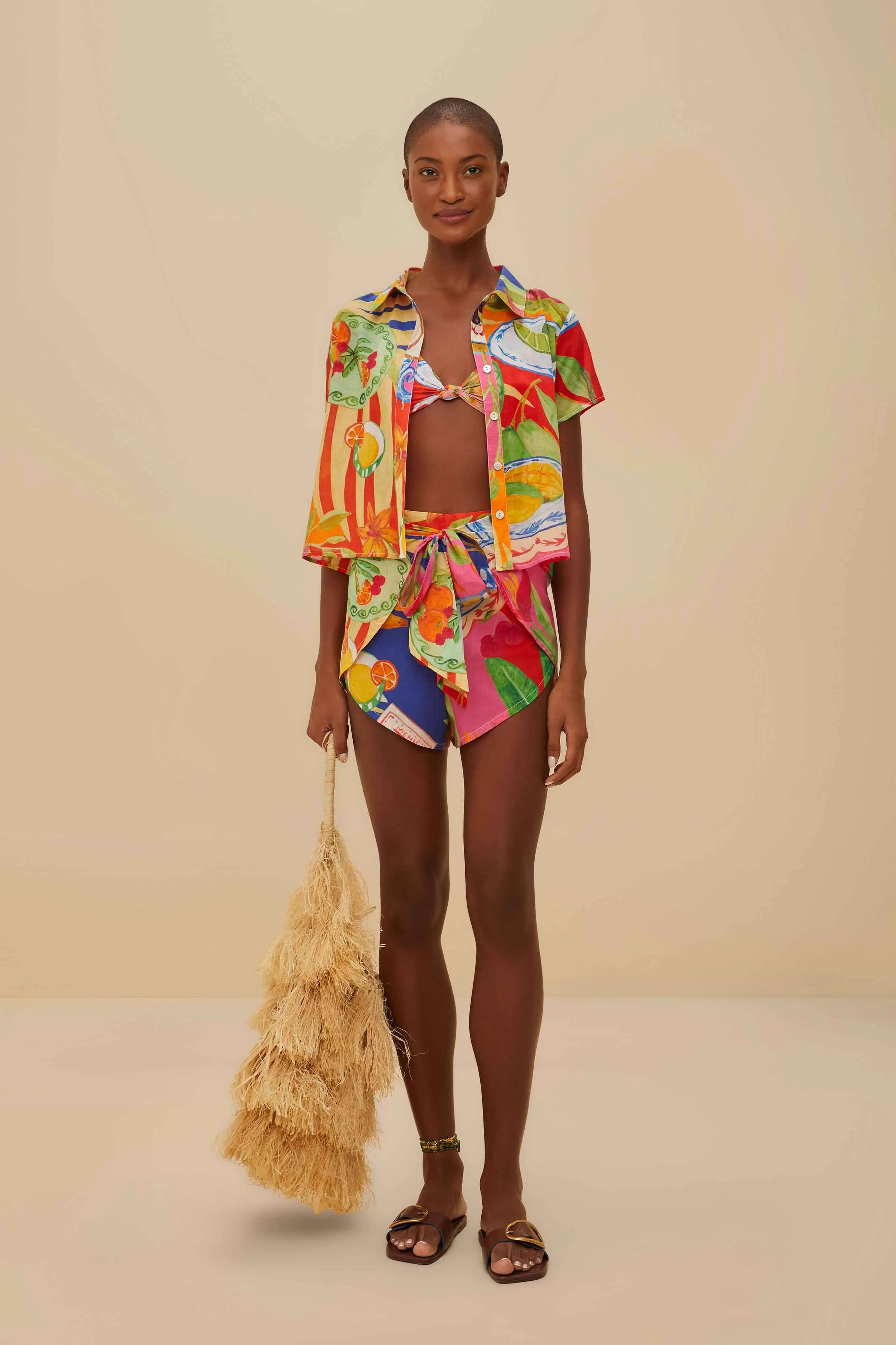 Multicolor Summer Picnic Shirt sold by FARM Rio product image thumbnail 2