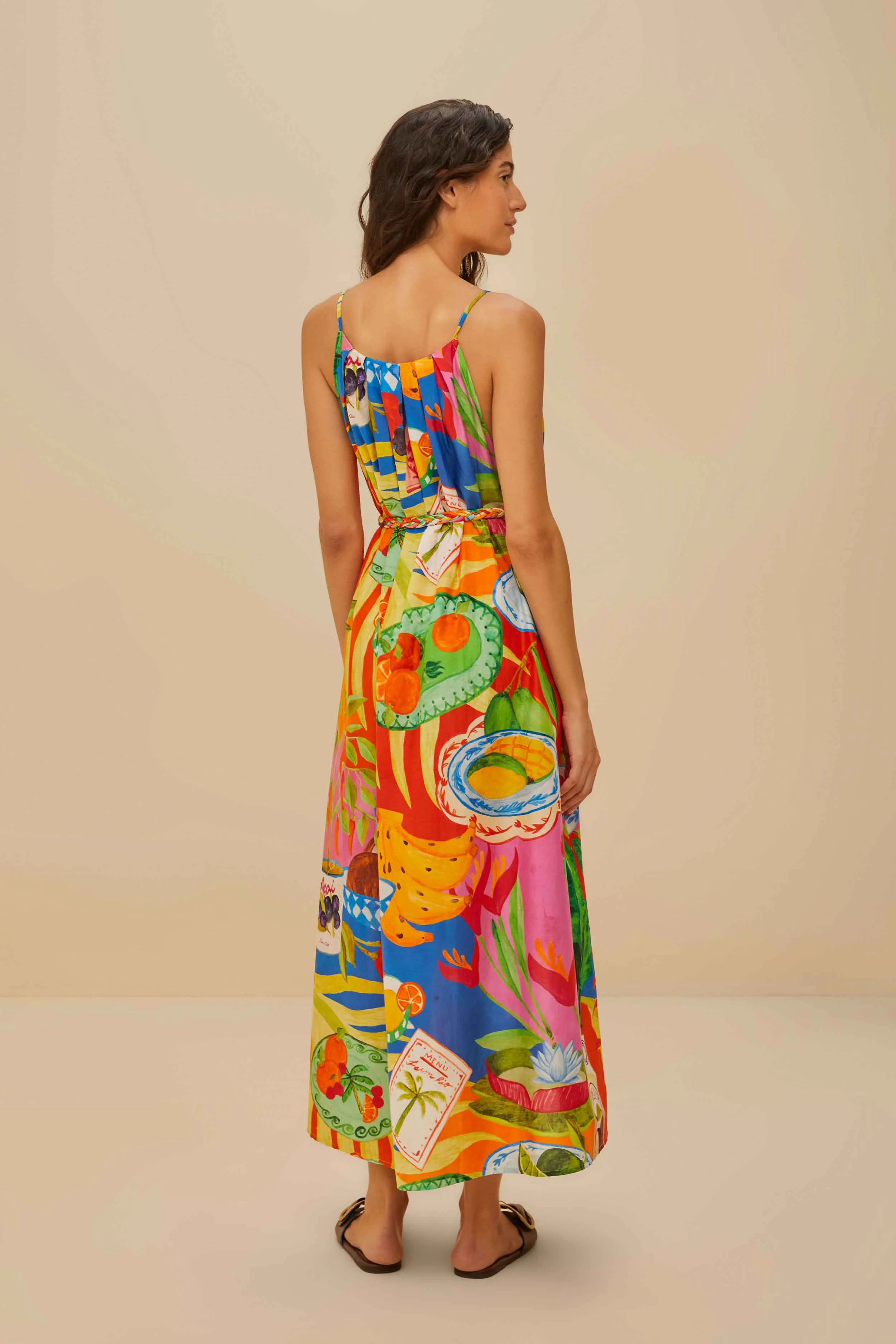 Multicolor Summer Picnic Midi Dress sold by FARM Rio product image thumbnail 4