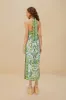 Off-White Tropical Tapestry Euroflax™ Premium Linen Maxi Dress sold by FARM Rio