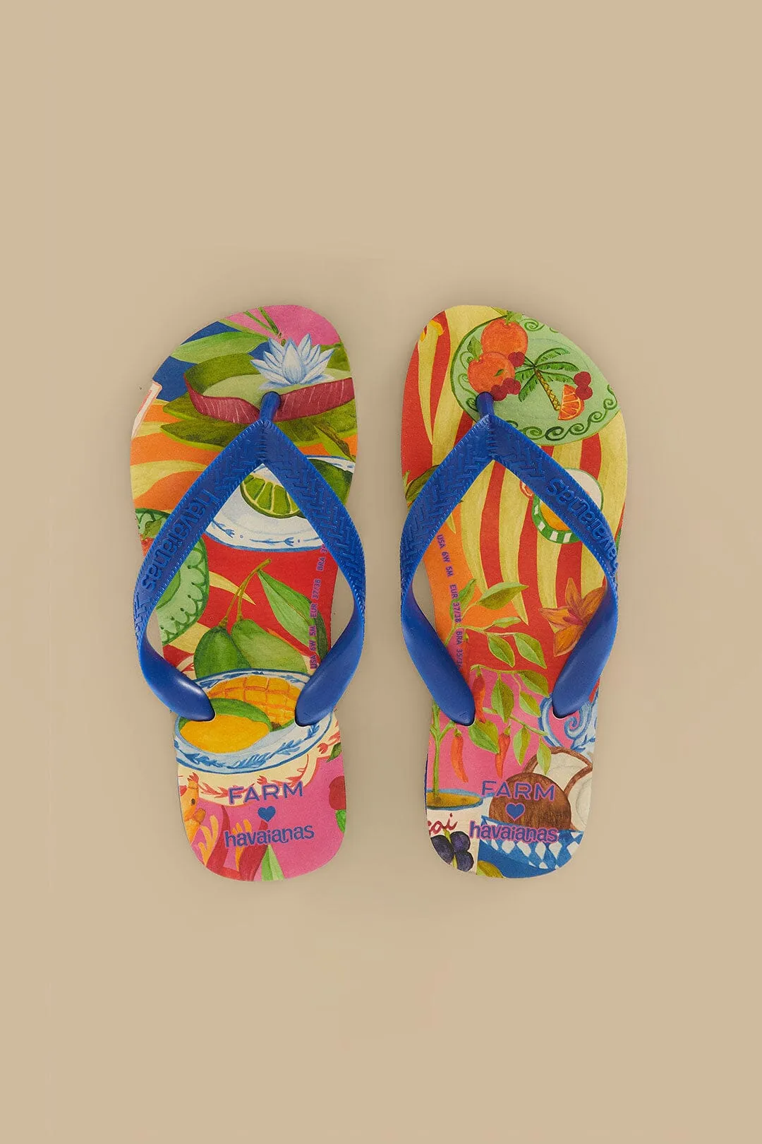 Multicolor Summer Picnic Havaianas sold by FARM Rio