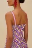 Multicolor Graphic Pineapple Scarf Organic Cotton Midi Dress sold by FARM Rio