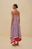 Multicolor Graphic Pineapple Scarf Organic Cotton Midi Dress sold by FARM Rio