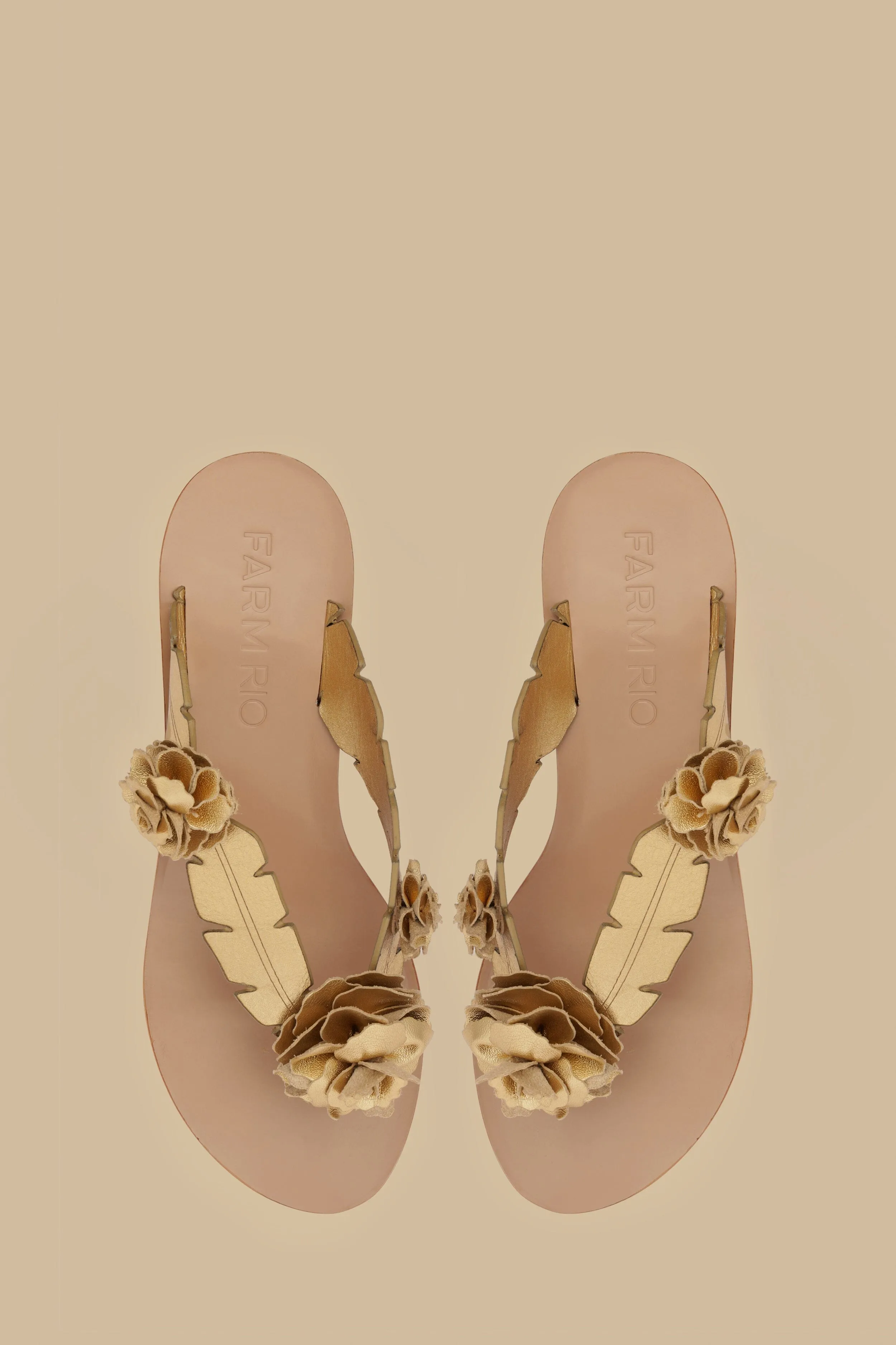 Gold Blooming Kitten Sandal sold by FARM Rio product image thumbnail 3