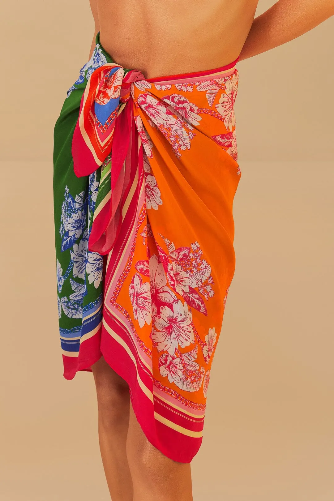 Mixed Scarves Floral Elegance Sarong sold by FARM Rio product image thumbnail 2