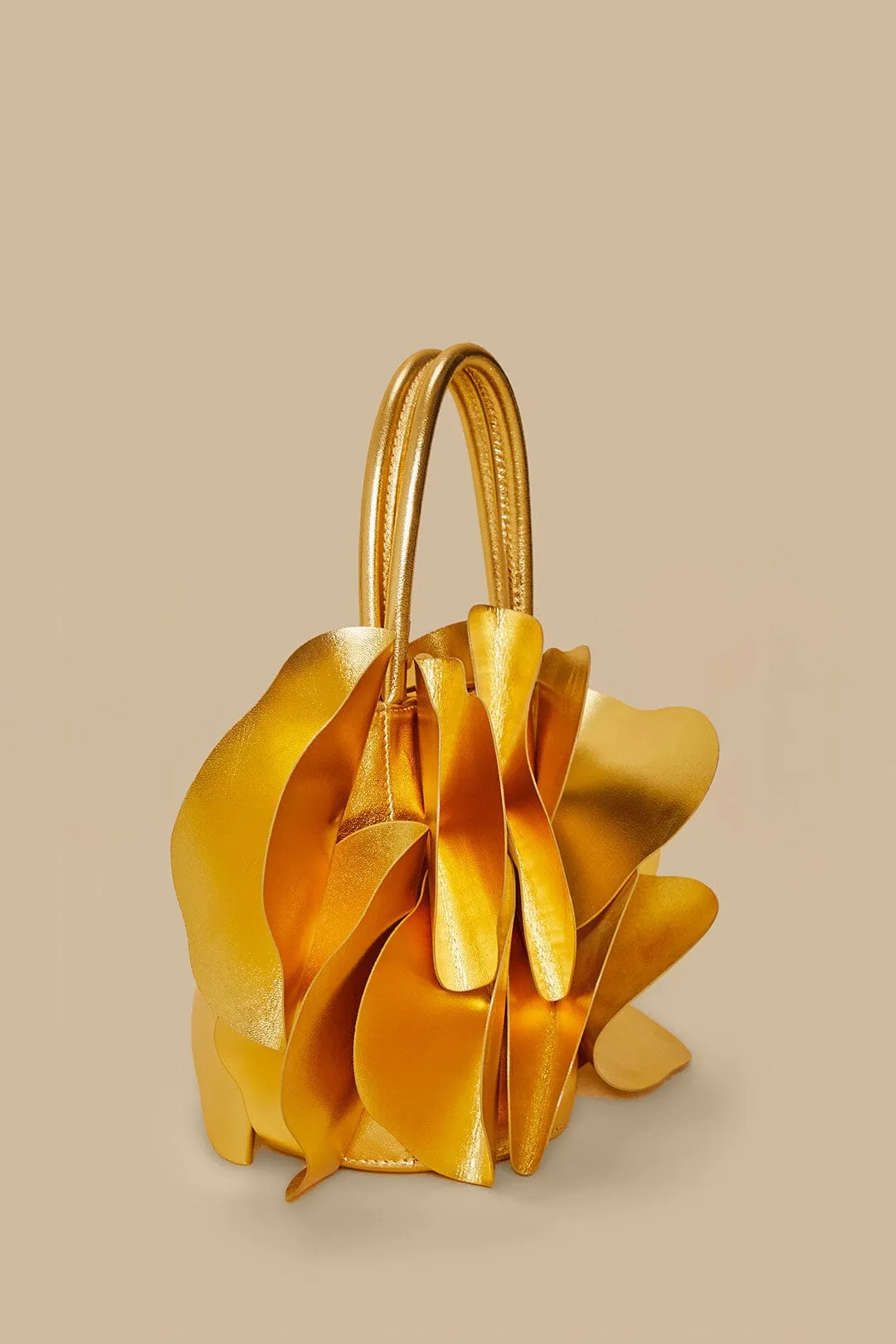 Gold Leather Flower Bag sold by FARM Rio product image thumbnail 3