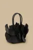 Black Leather Flower Bag sold by FARM Rio